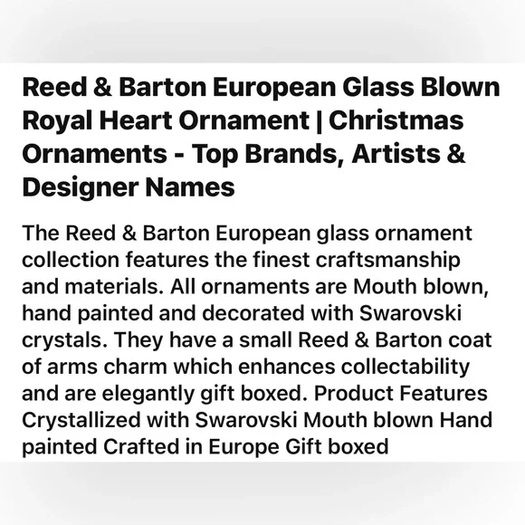 Reed & Barton Crystallized with Swarovski Crystals - Picture 8 of 8